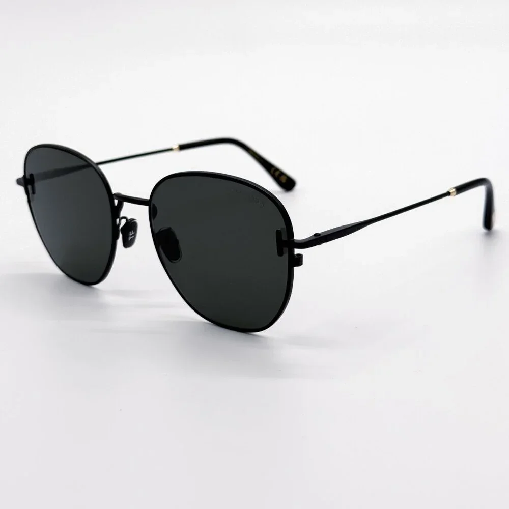 NEW TOM FORD TF976/K 02A BLACK FT0976/S 02A MEN SUNGLASSES TOM FORD